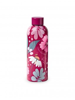 NERTHUS FIH 857 Bottiglia a doppia parete mimetica, 500 ml, in acciaio inox, senza BPA, 18/8, 500 ml